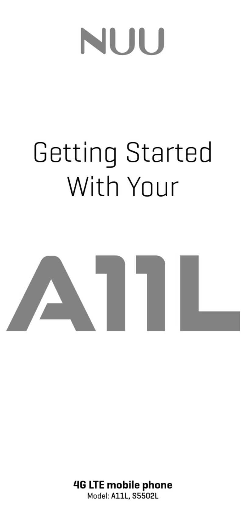Nuu A11L User manual