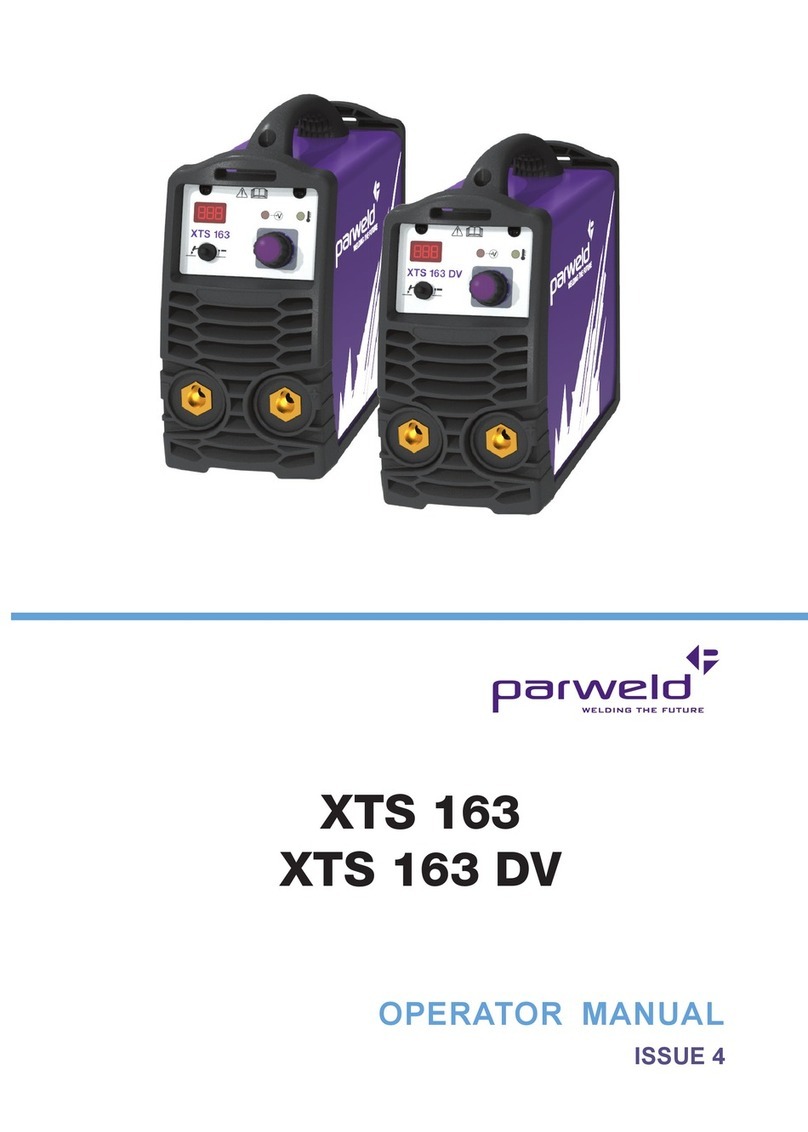 Parweld XTS 163 Operator's manual