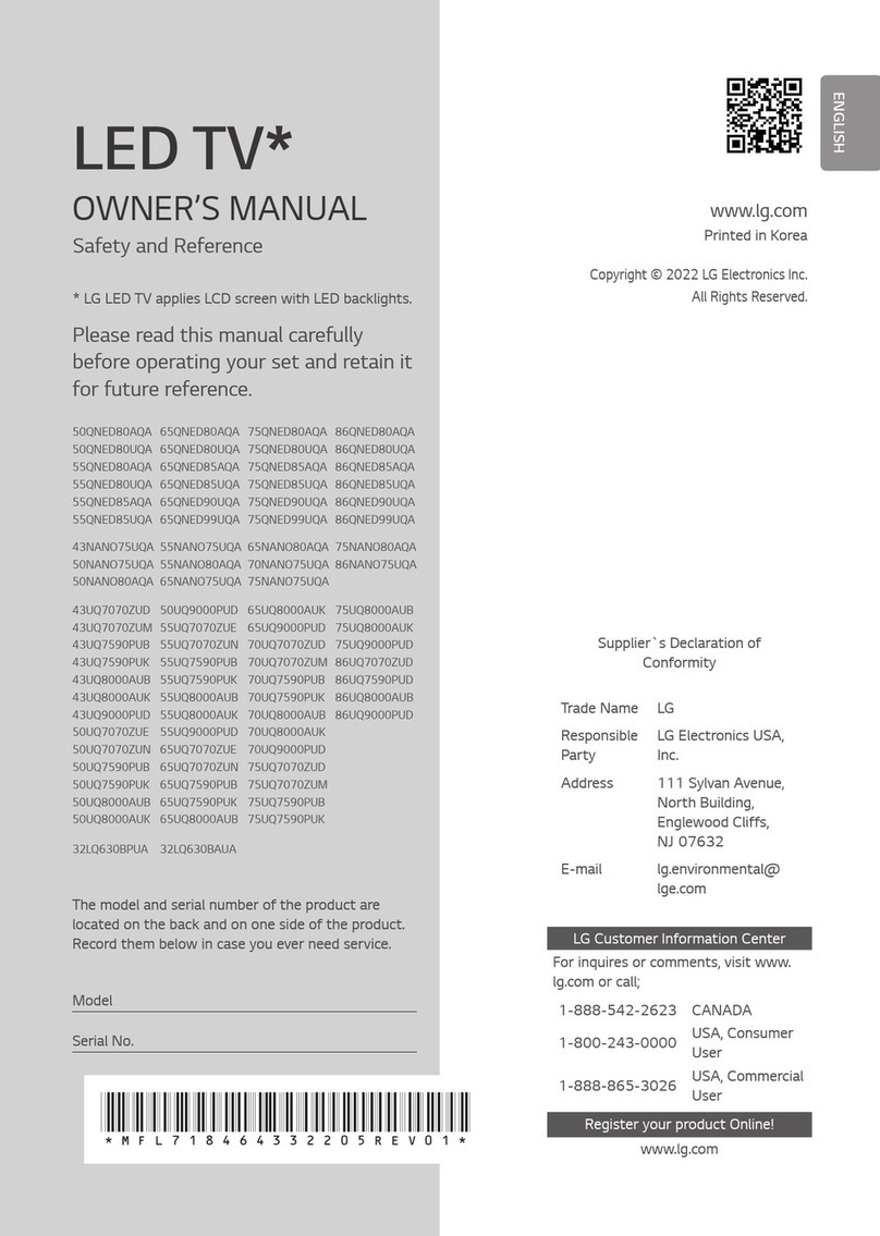 LG 55QNED85UQA User manual