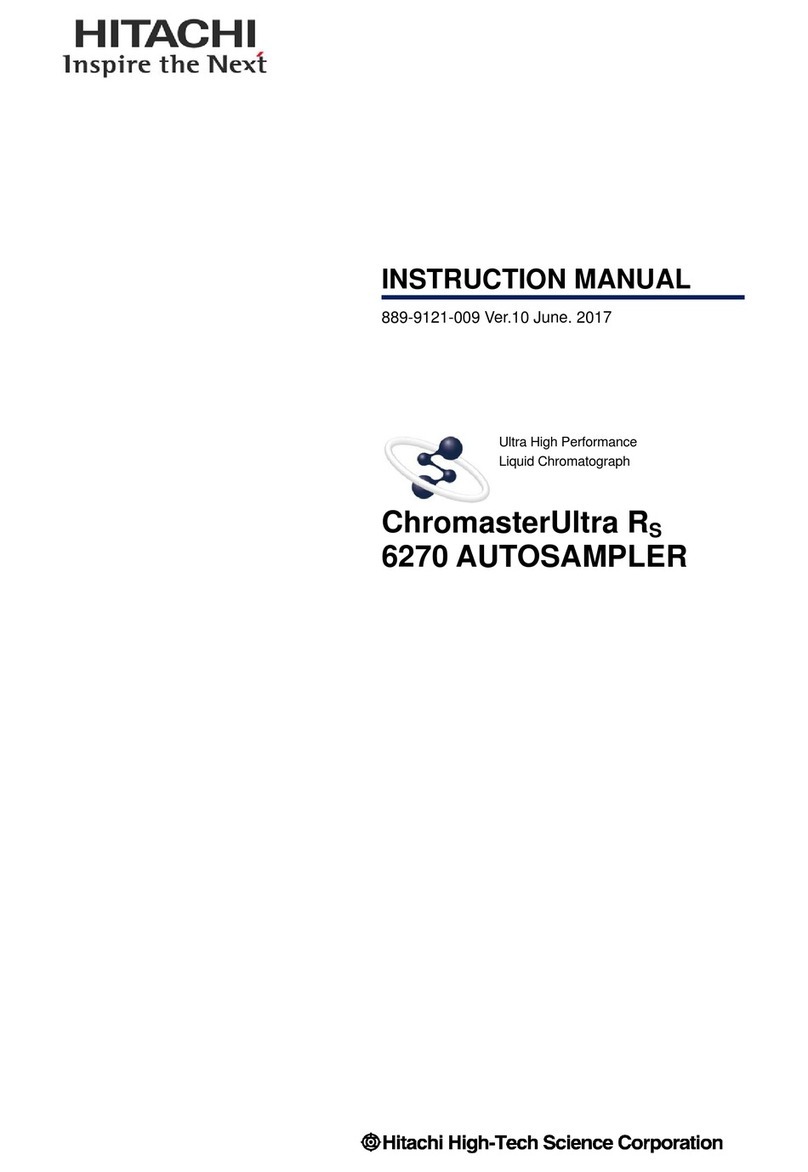 Hitachi ChromasterUltra Rs 6270 instruction manual