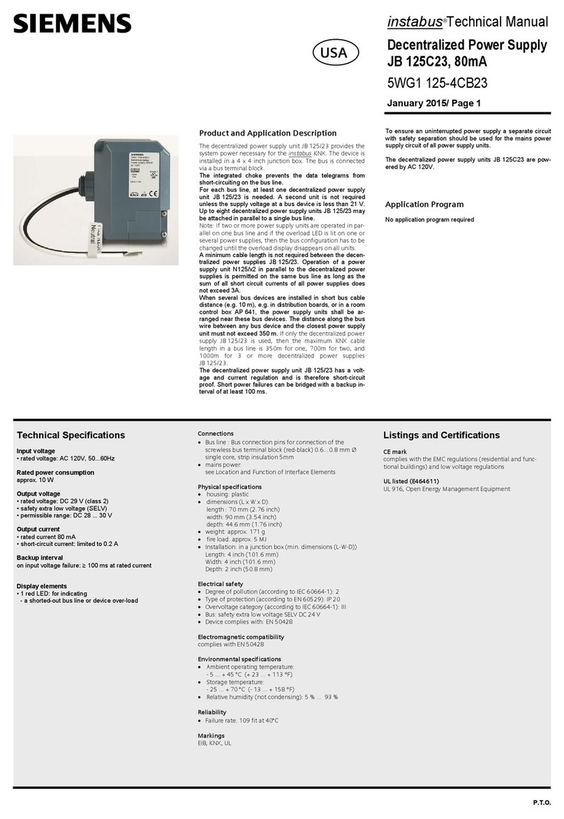 Siemens 5WG1 125-4CB23 User manual Siemens 5WG1 125-4CB23 User manual