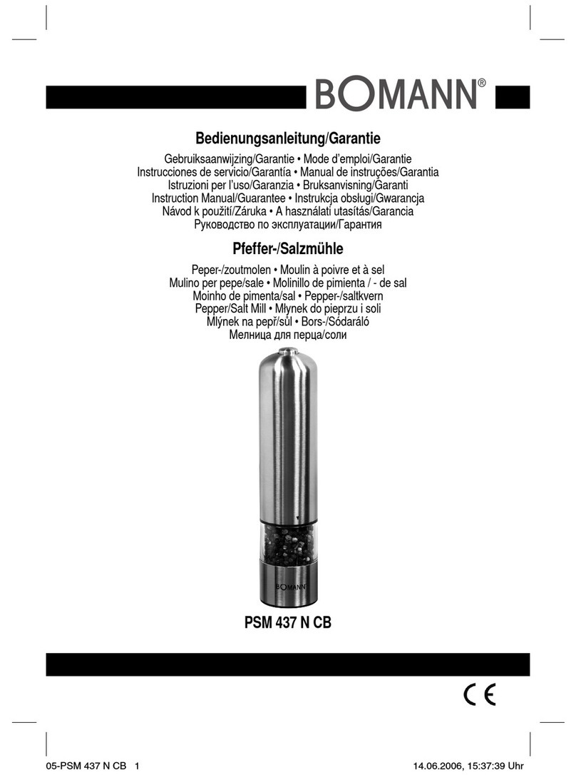 BOMANN PSM 437 N CB instruction manual