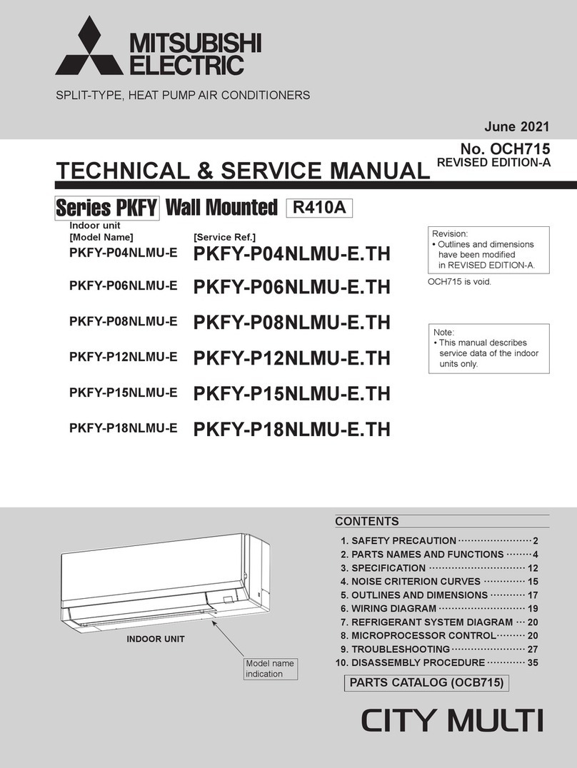 Mitsubishi Electric CITY MULTI PKFYI Series Operating manual Mitsubishi Electric CITY MULTI PKFYI Series Operating manual