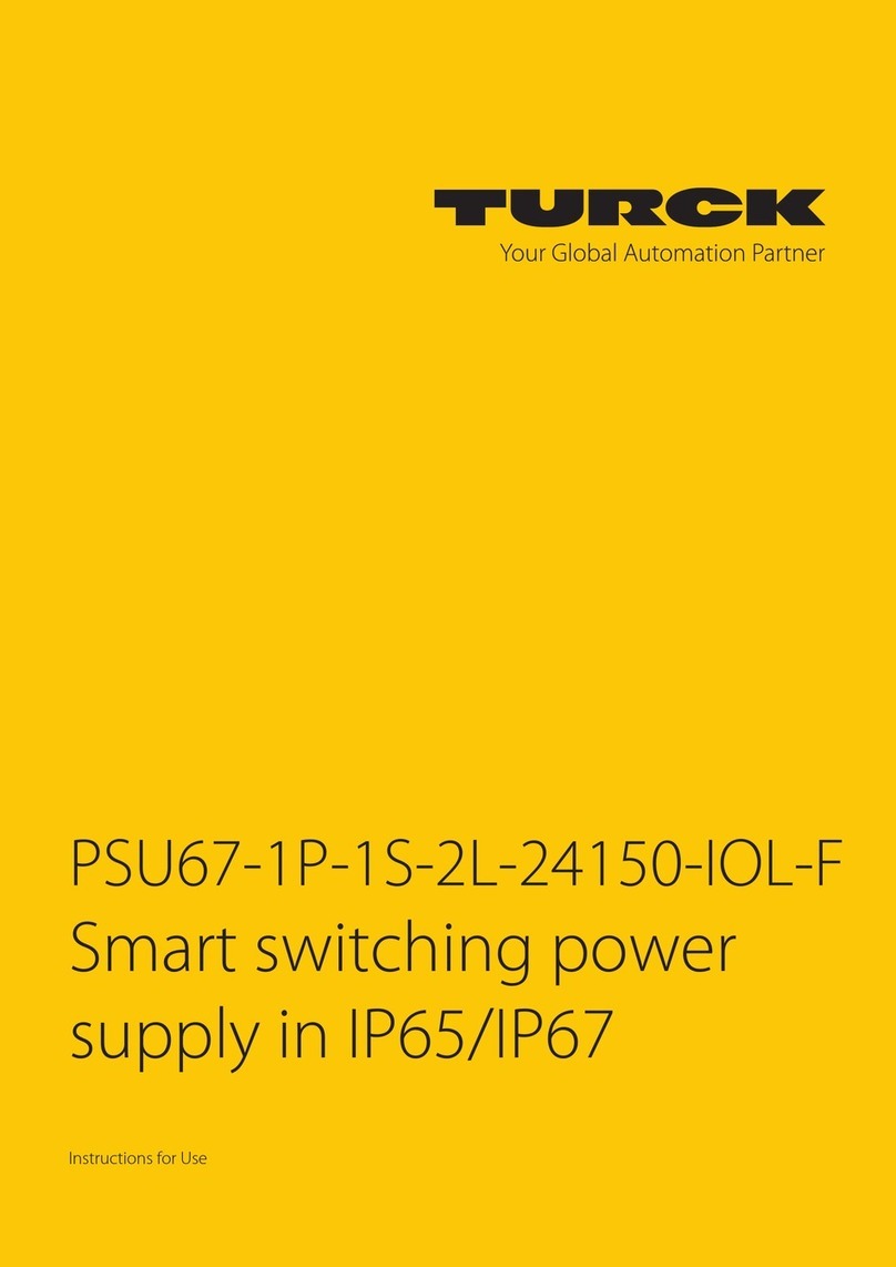 turck PSU67-1P-1S-2L-24150-IOL-F Instructions for use