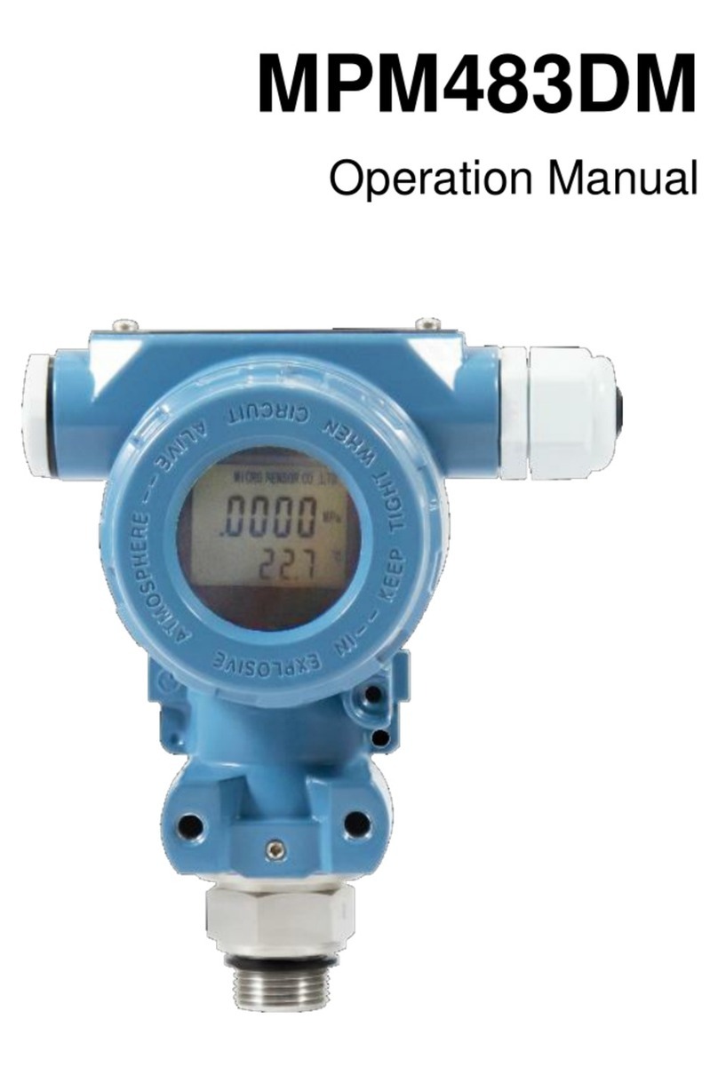 Microsensor MPM483DM Operation manual Microsensor MPM483DM Operation manual