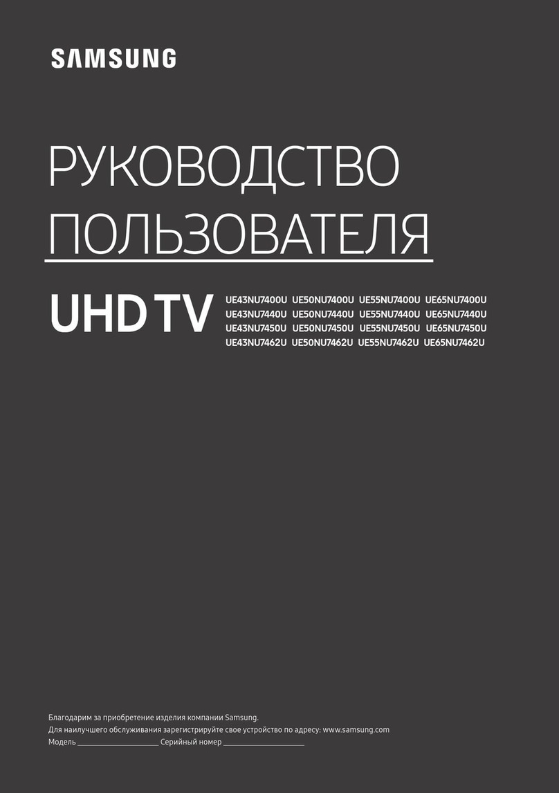 Samsung UE43NU7462U User manual