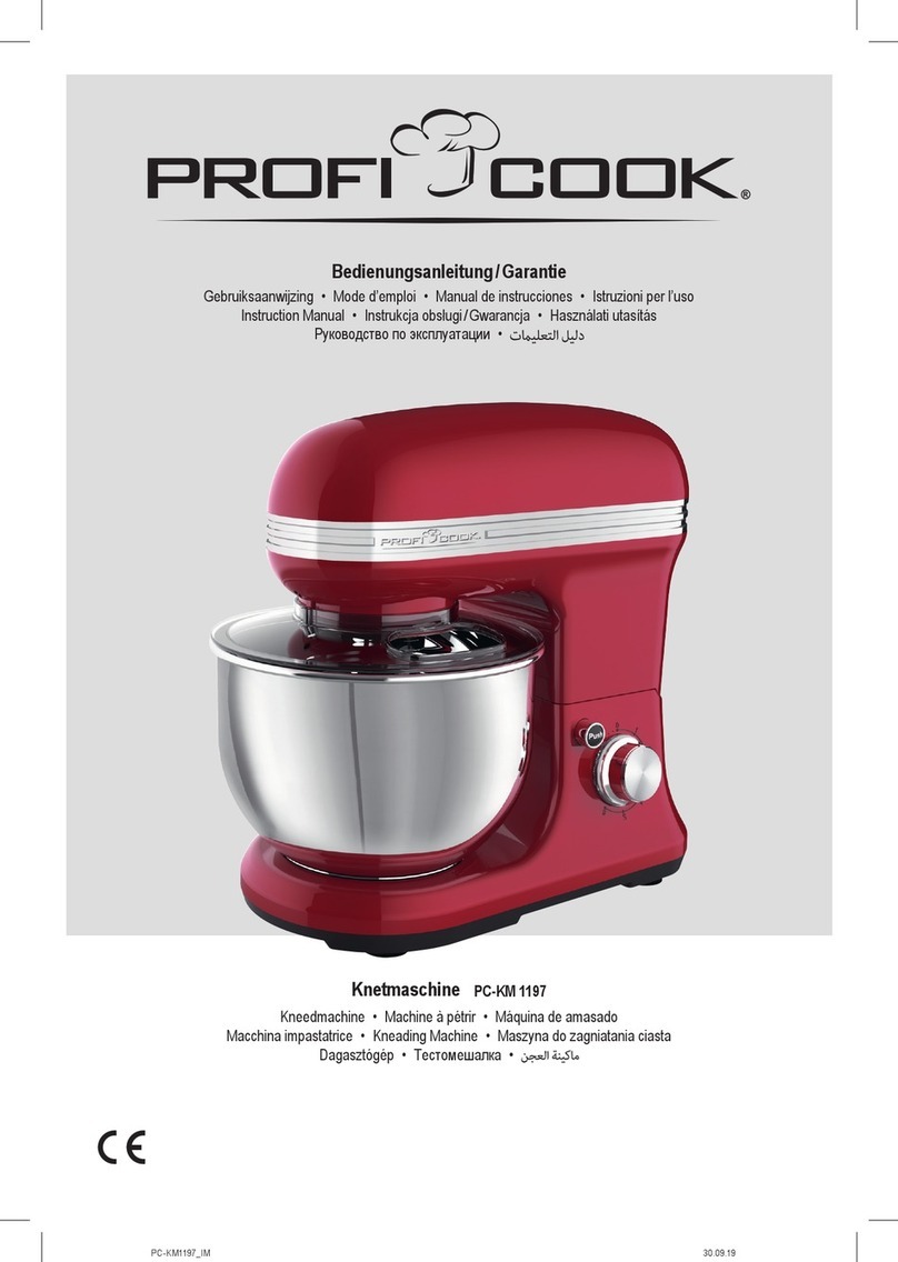 Proficook PC-KM 1197 User manual