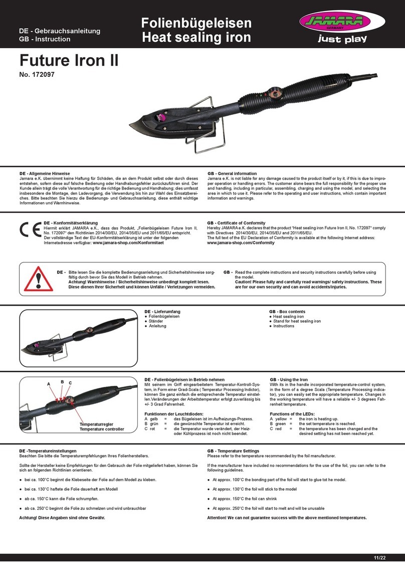 Jamara Future Iron II instructions