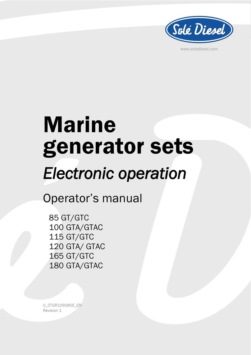 Sole Diesel 165 GT User manual