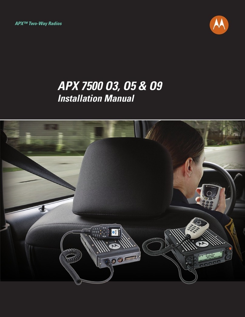 Motorola APX 7500 05 User manual