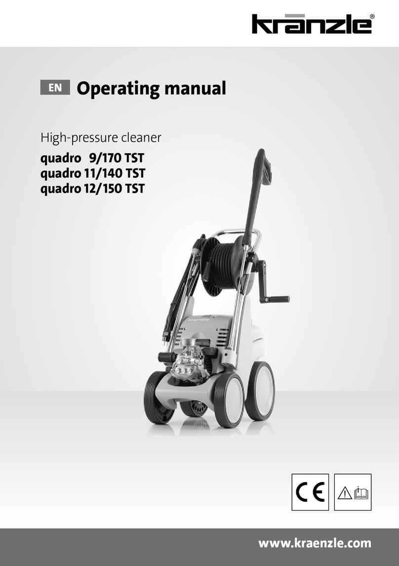 Kranzle quadro 11/140 TST User manual Kranzle quadro 11/140 TST User manual