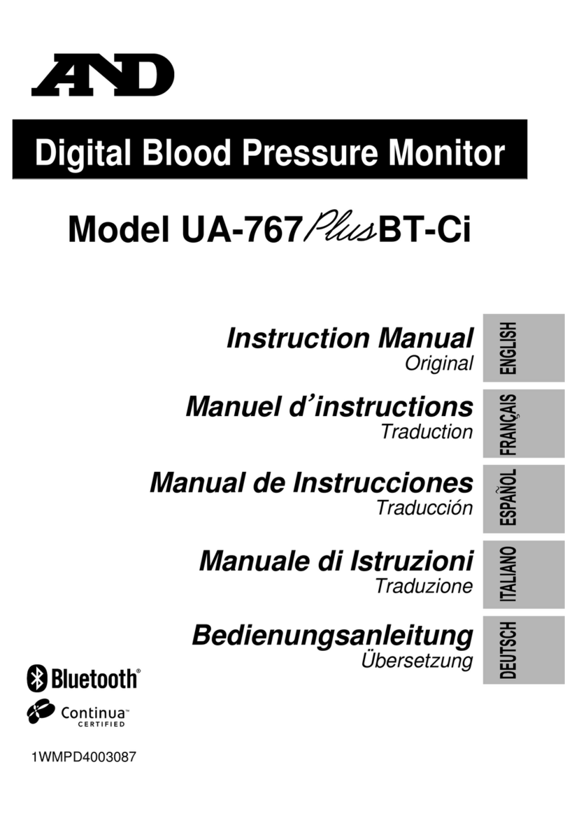 A&D UA-767PBT-Ci User manual
