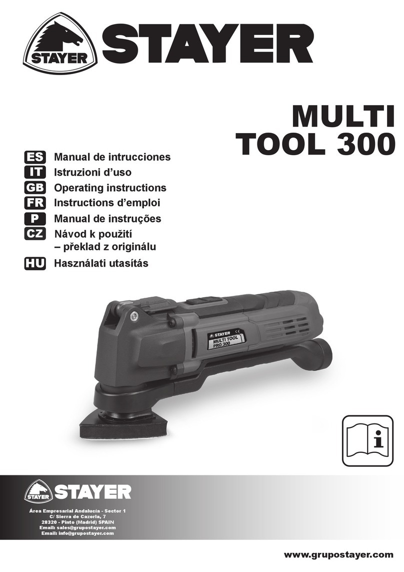 stayer MULTI TOOL 300 User manual