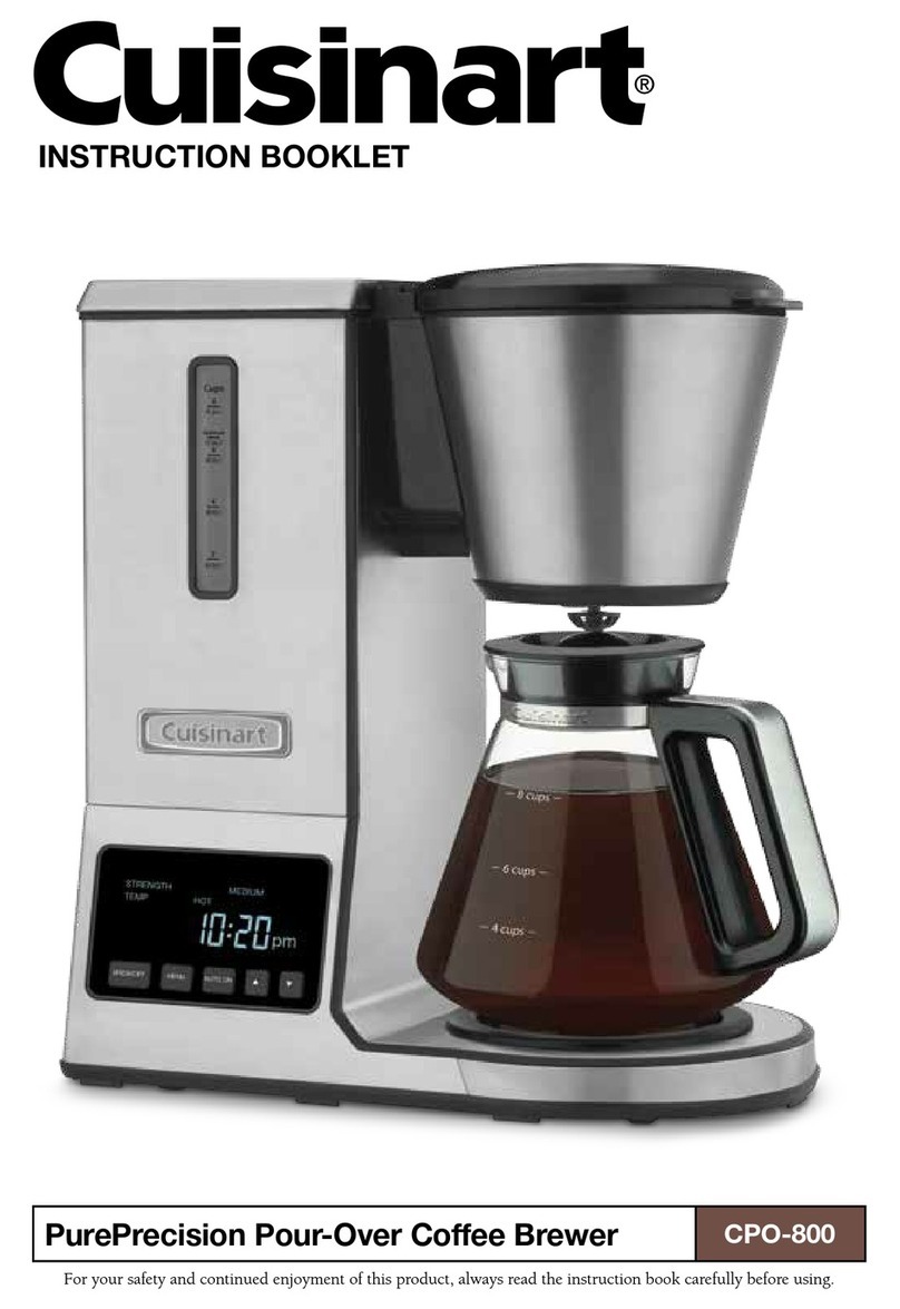 Cuisinart PurePrecision CPO-800 User manual