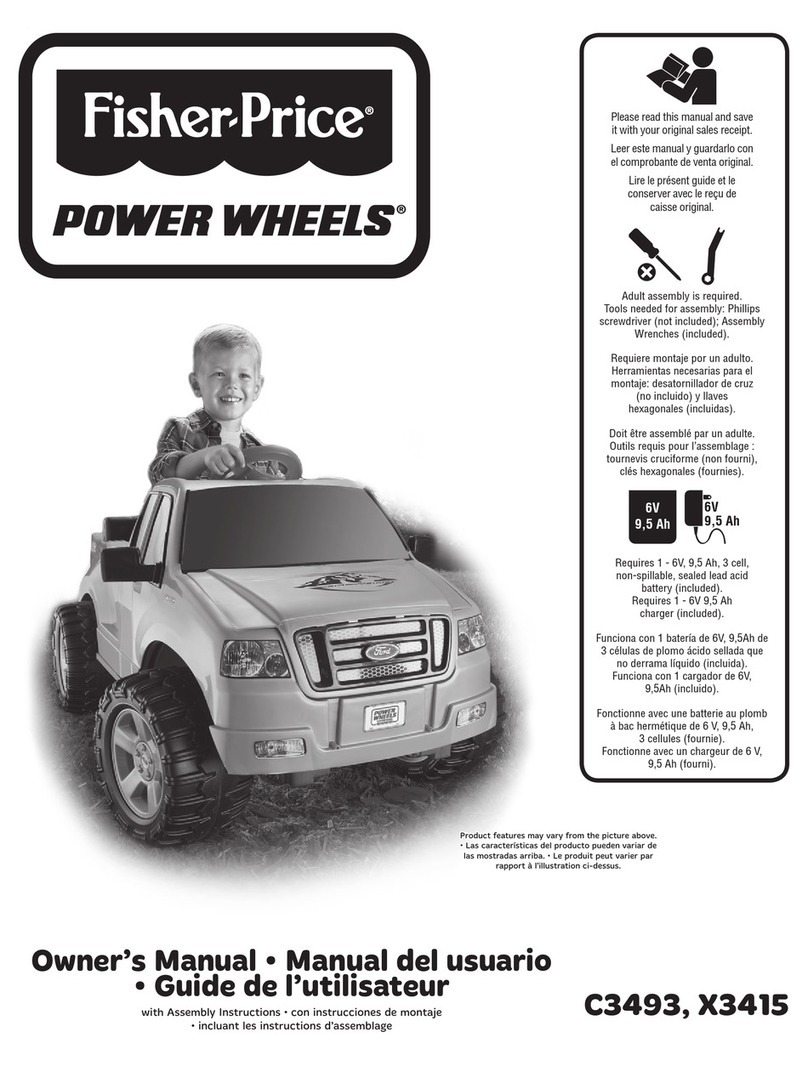 Fisher-Price POWER WHEELS X3415 User manual