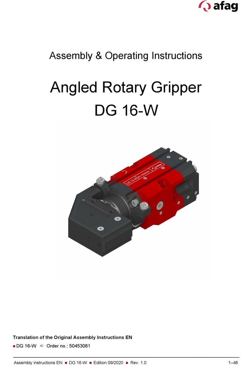 Afag DG 16-W Quick reference guide