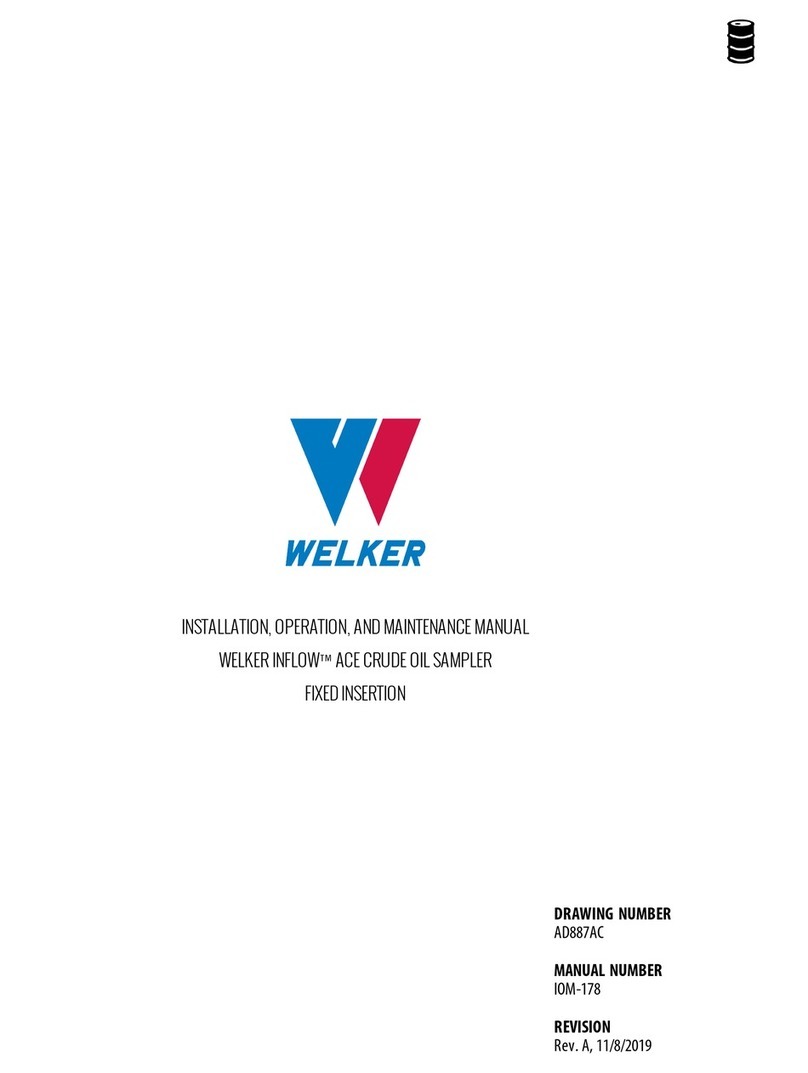 Welker AD887AC Installation, operation and maintenance manual