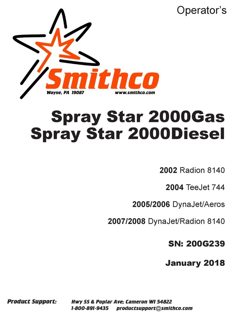 Smithco Spray Star 2000Gas User manual
