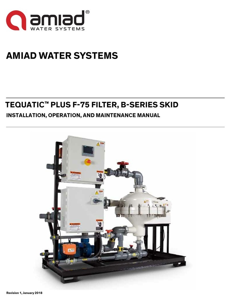amiad TEQUATIC PLUS F-75 User manual