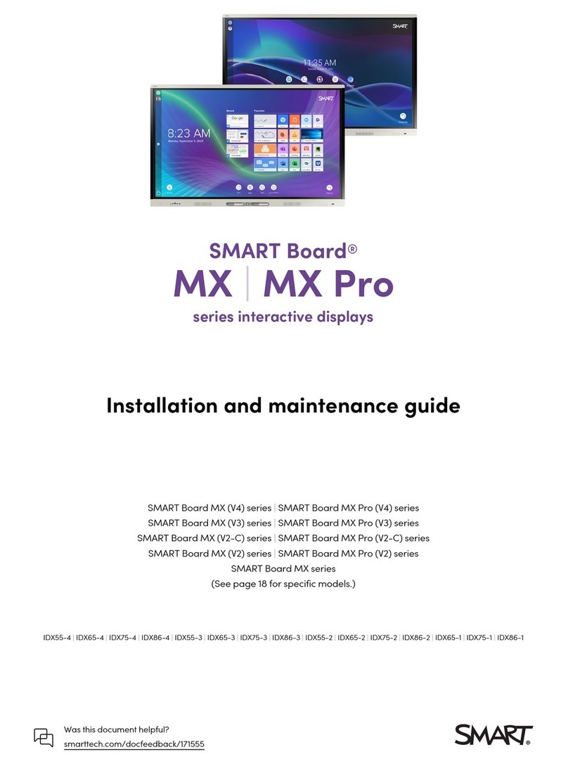 Smart Technologies SMART Board MX Pro Series Product manual