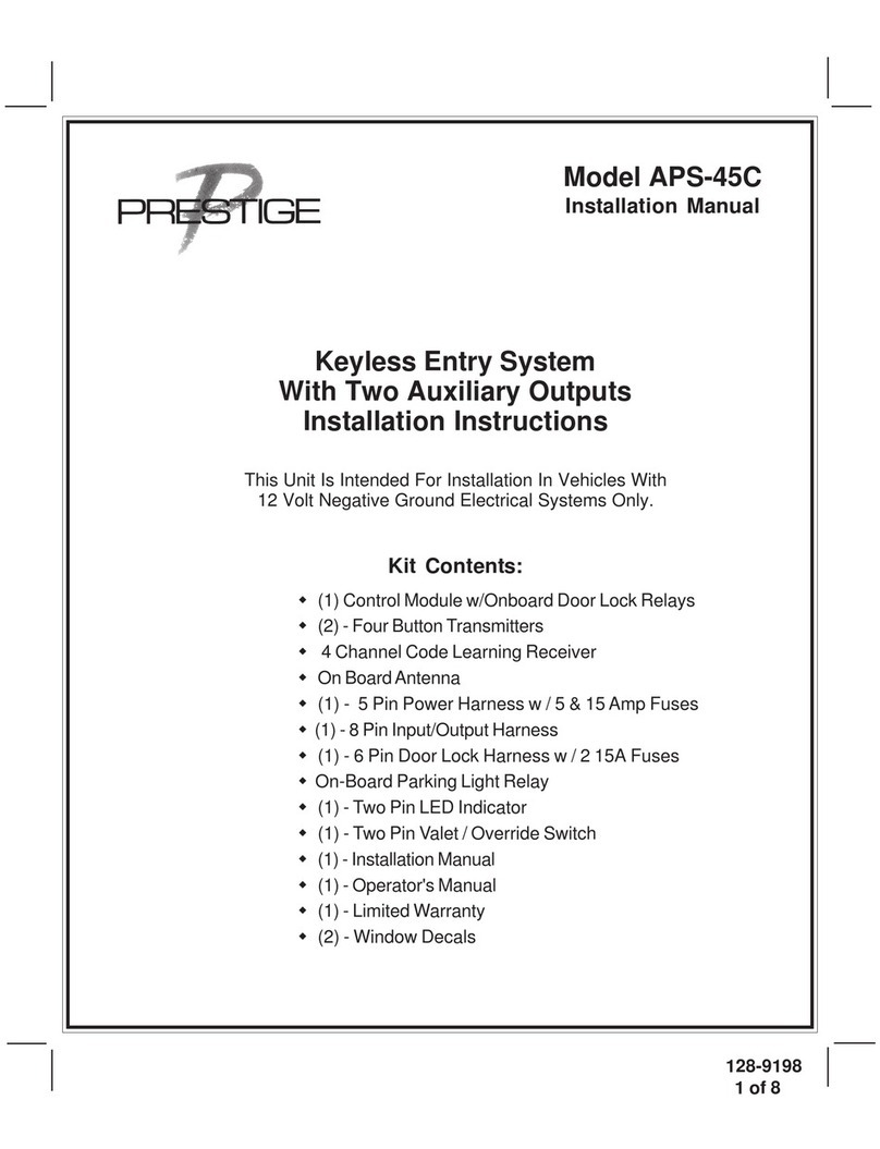 Prestige APS-45C User manual