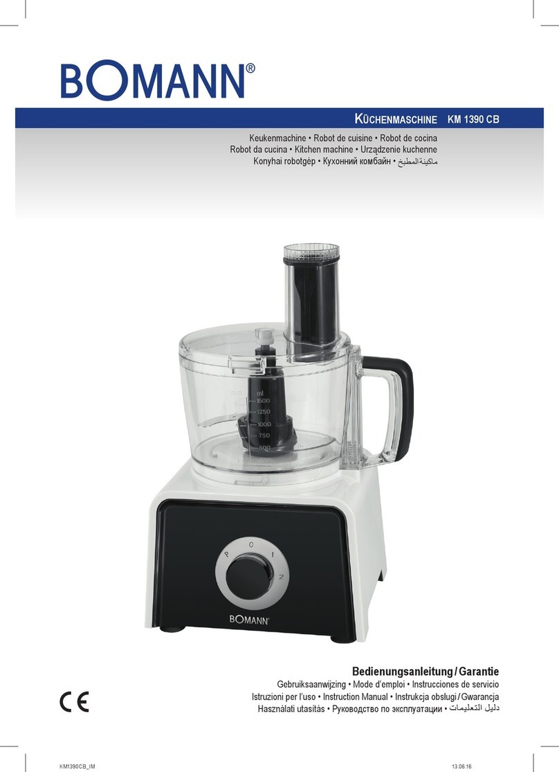 BOMANN KM 1390 CB User manual
