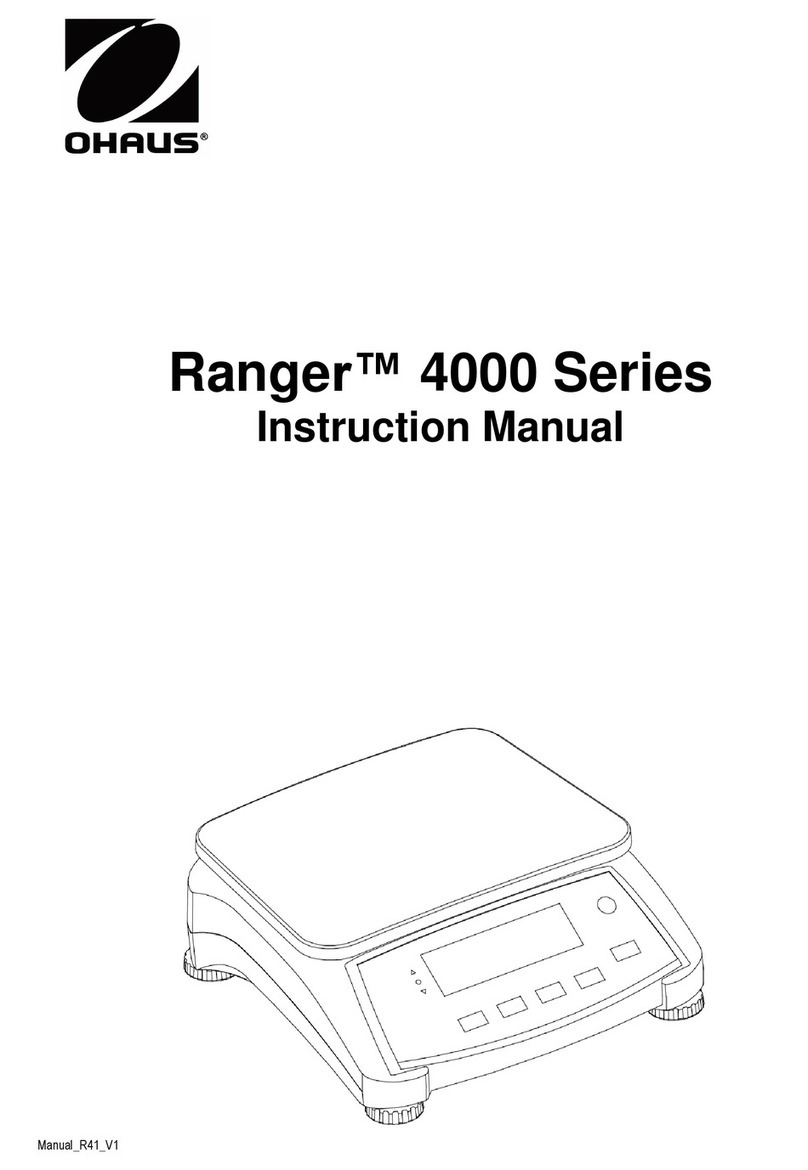 OHAUS Ranger R41ME6-M User manual