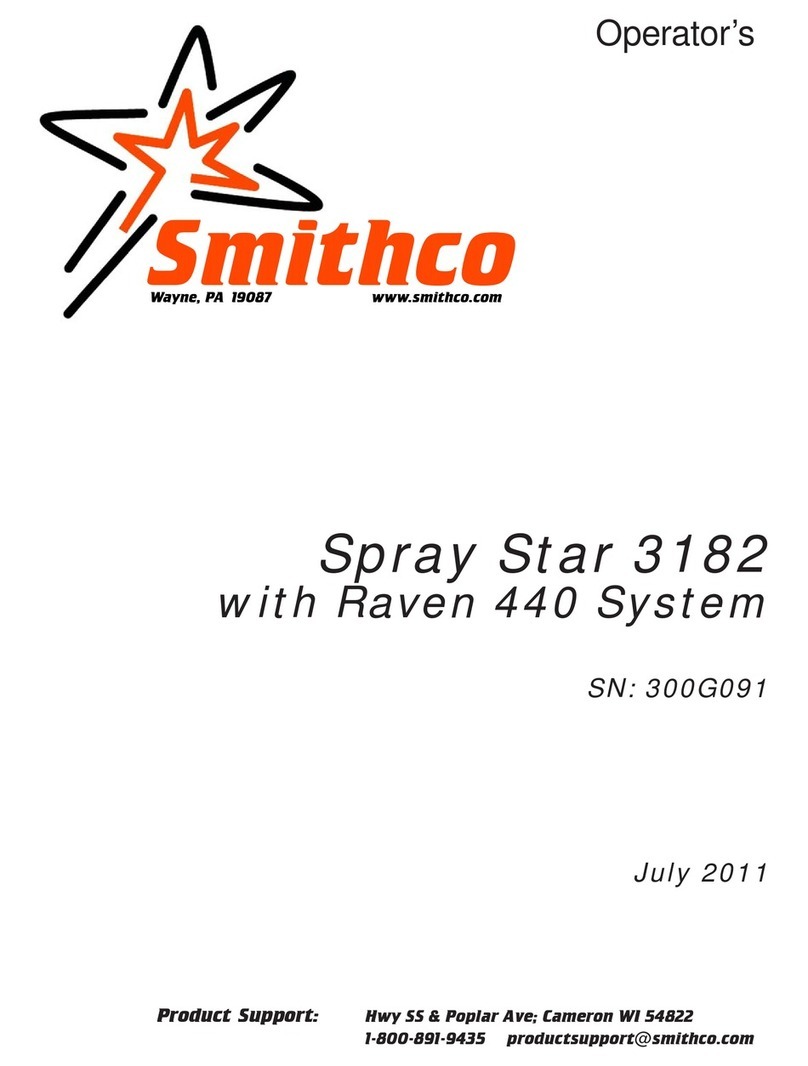 Smithco Spray Star 3182 with Raven 440 System Operator's