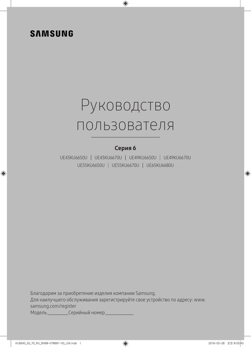 Samsung UE43KU6650U User manual