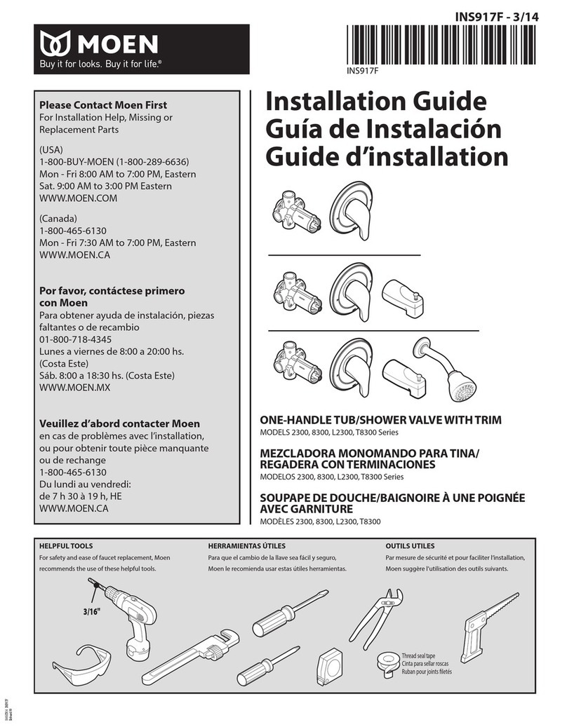 Moen 8300 Series installation guide