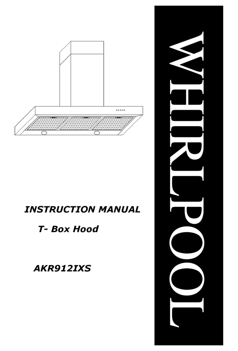 Whirlpool AKR912IXS instruction manual