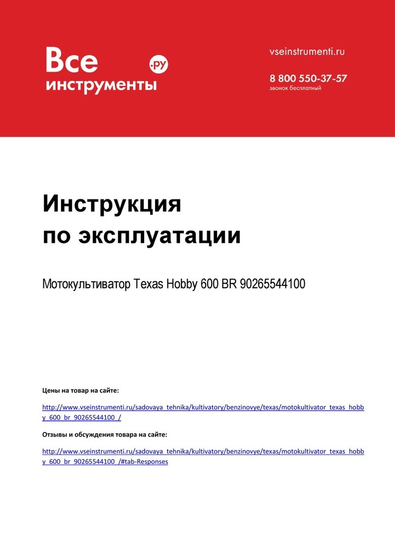 Texas A/S Hobby 600BR instruction manual