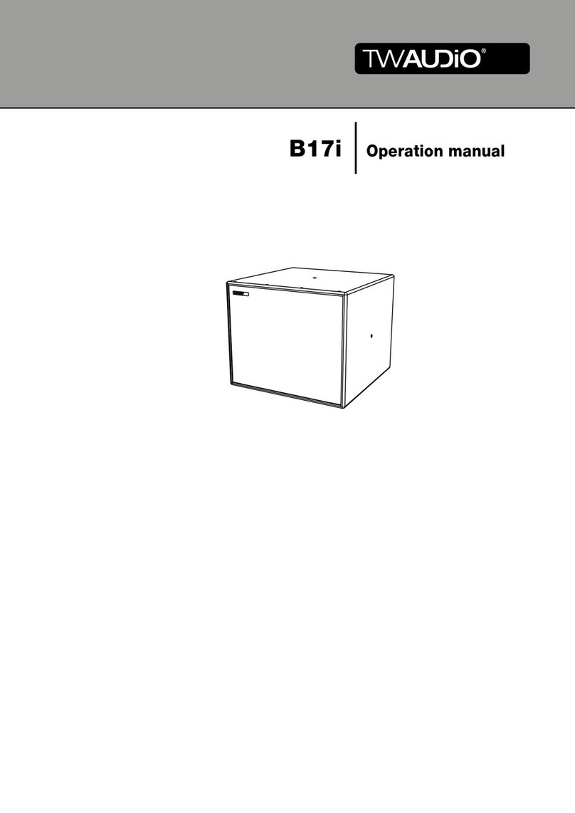 TW Audio B17i Operation manual
