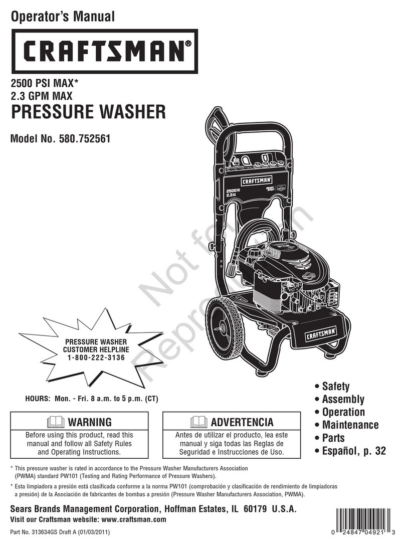 Craftsman 580.752561 Operator's manual