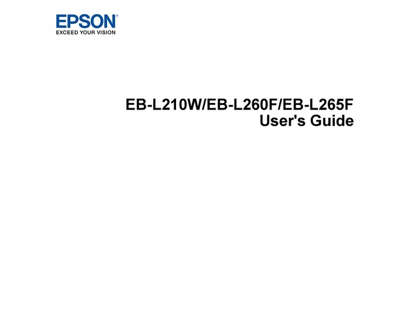 Epson EB-L260F User manual