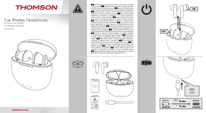 THOMSON WEAR77032 manual