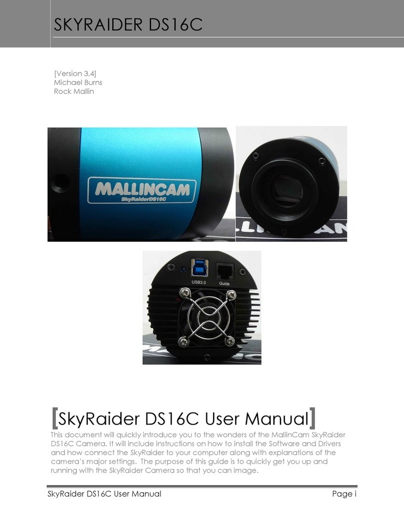 MallinCam SKYRAIDER DS16C User manual