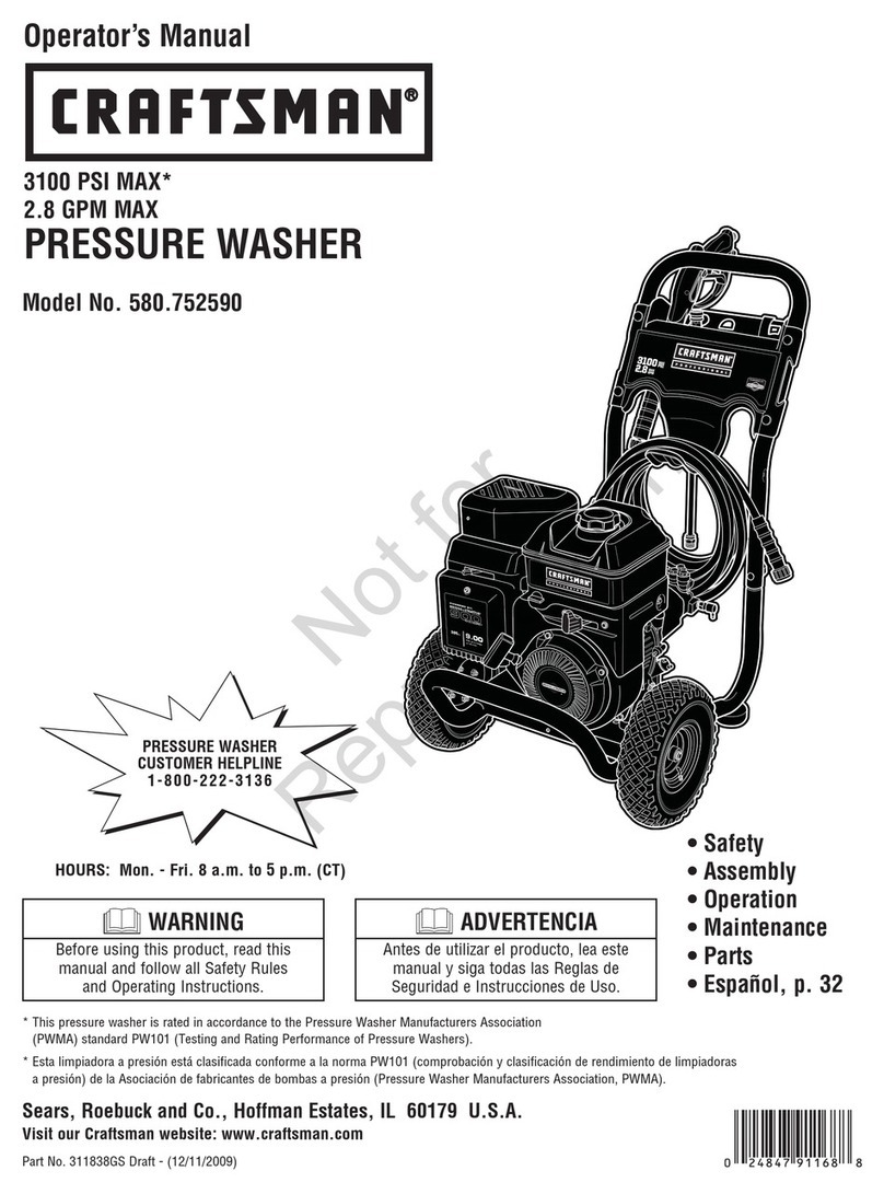 Craftsman 580.752590 Operator's manual