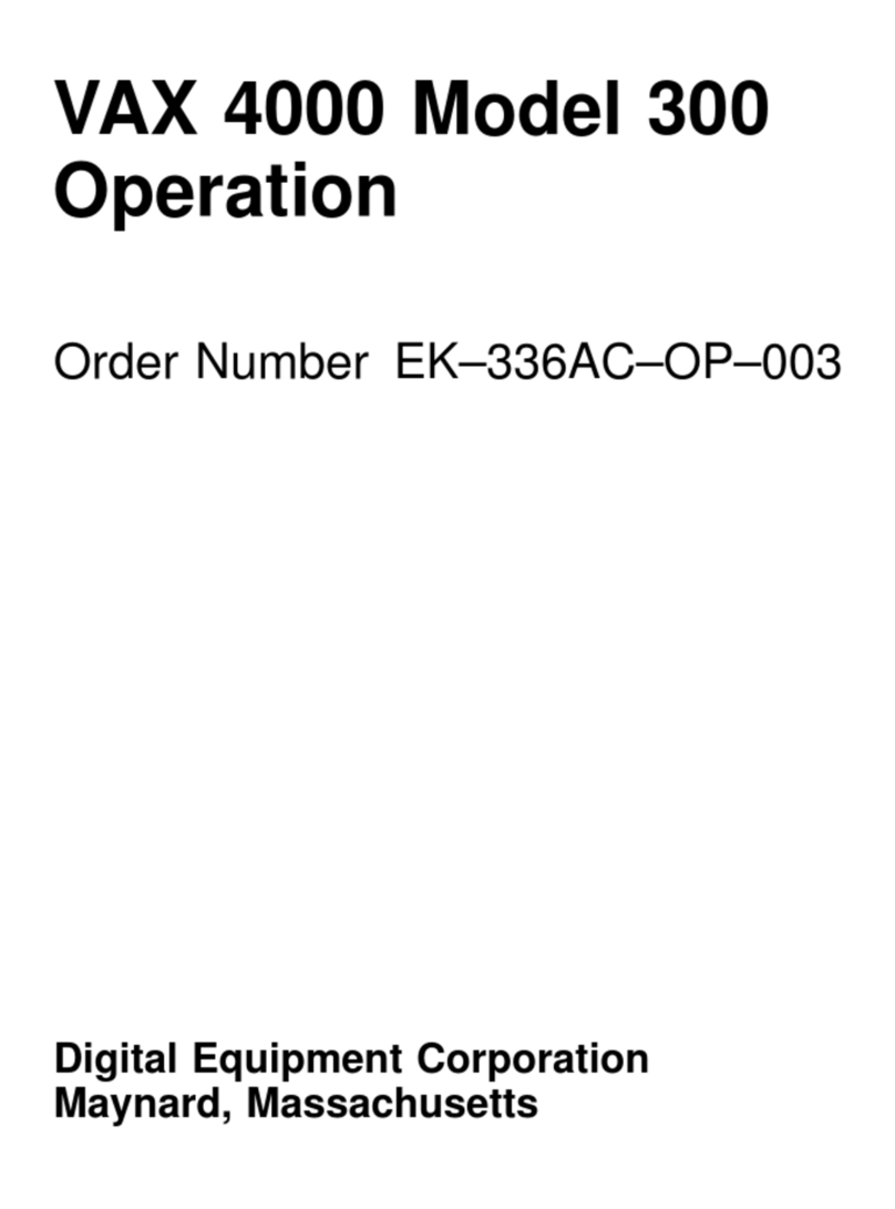 DEC VAX 4000 300 User manual DEC VAX 4000 300 User manual