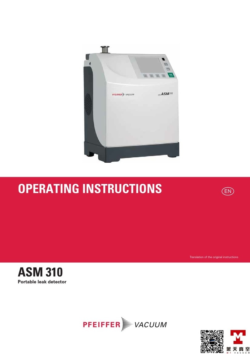 Pfeiffer Vacuum ASM 310 User manual