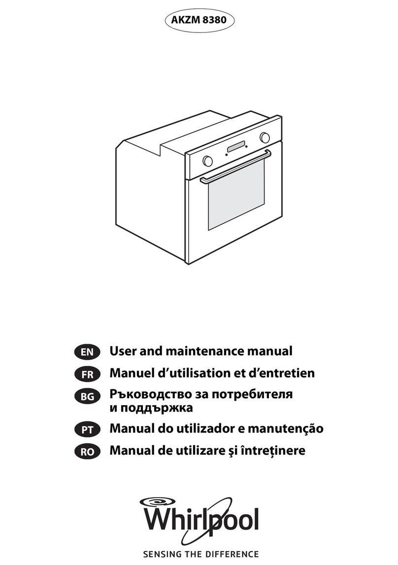 Whirlpool AKZM 8380 User and maintenance manual Whirlpool AKZM 8380 User and maintenance manual