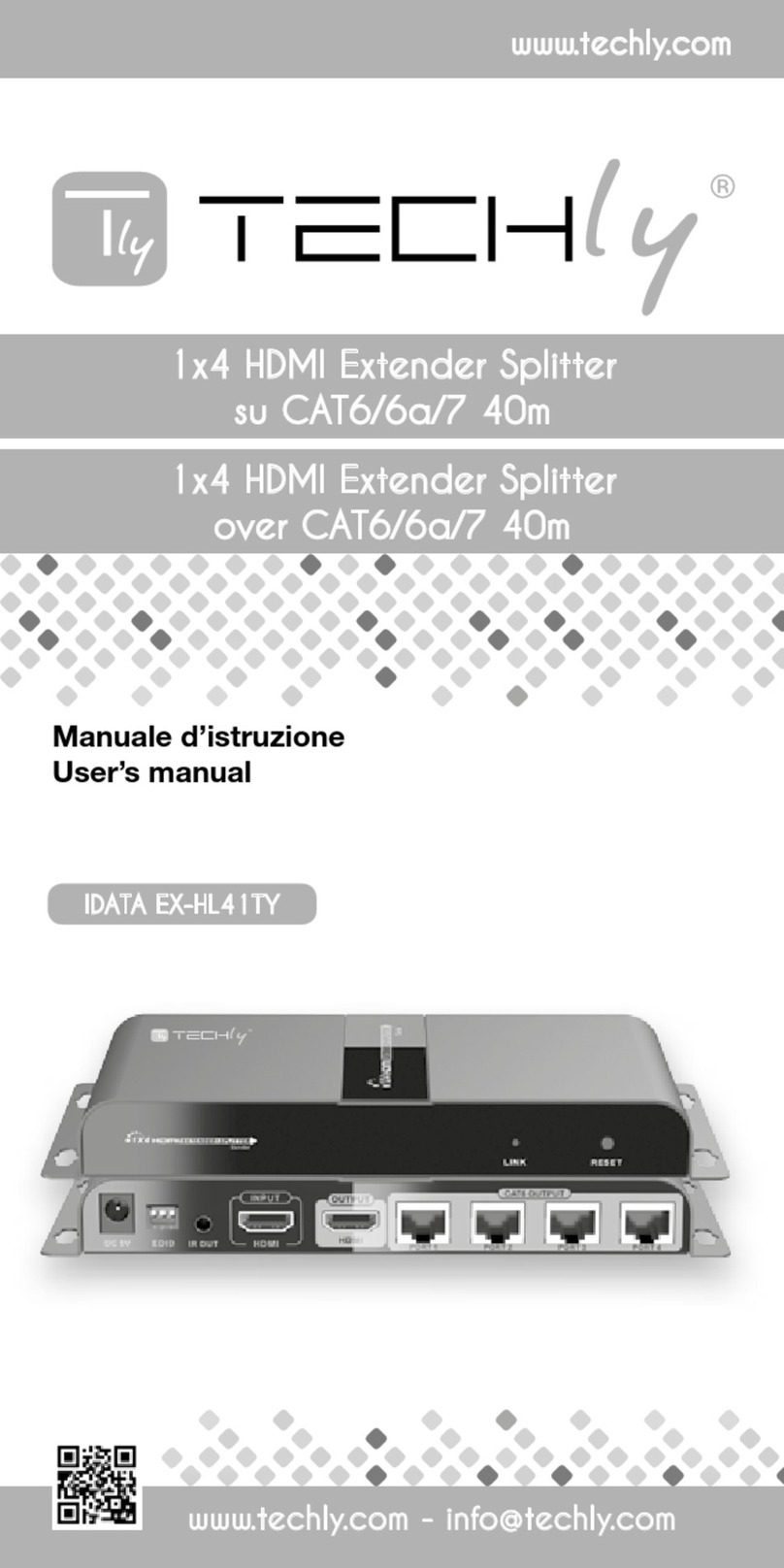 Techly IDATA EX-HL41TY User manual