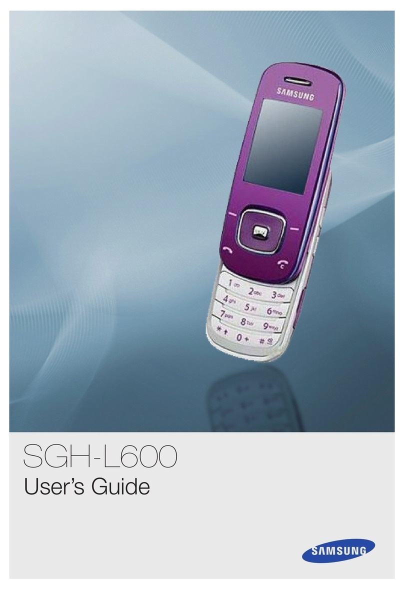 Samsung SGH-L600 User manual