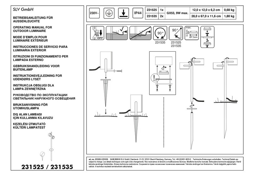 SLV 231535 operating manual