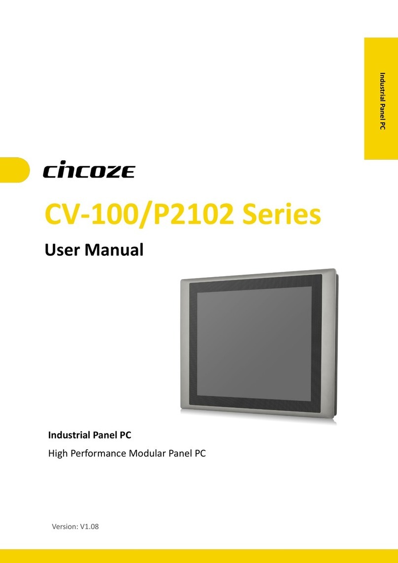 Cincoze CV-100/P2102 Series user manual