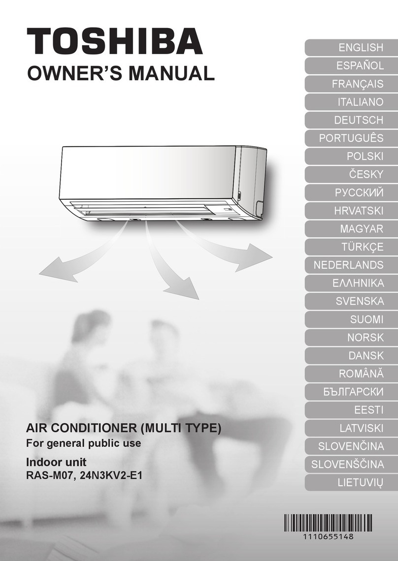 Toshiba RAS-M07N3KV2-E1 User manual
