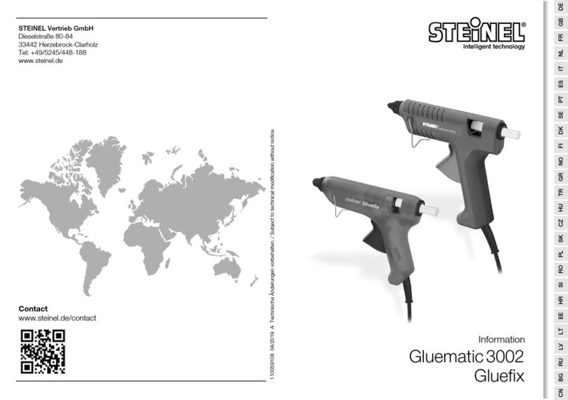 STEINEL Gluefix Translation of the original operating instructions