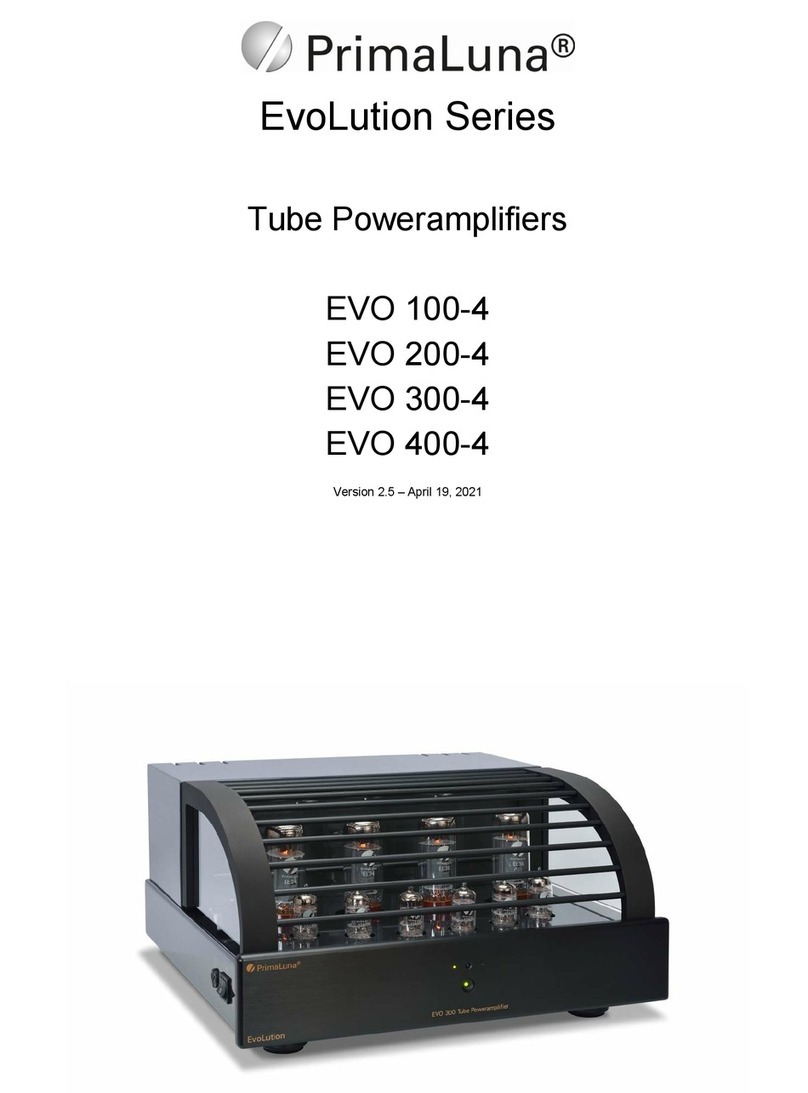 PrimaLuna EVO 100-4 User manual