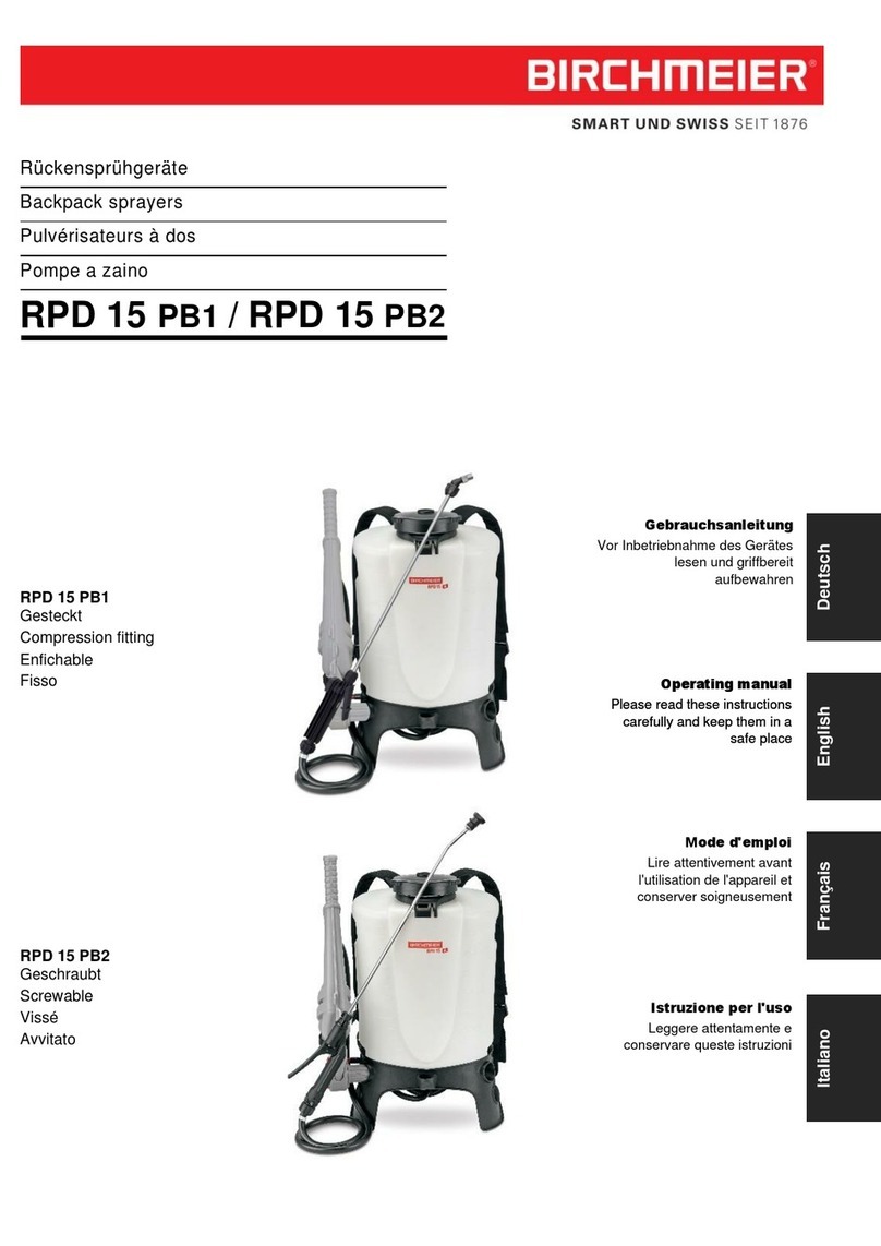Birchmeier RPD 15 PB1 User manual