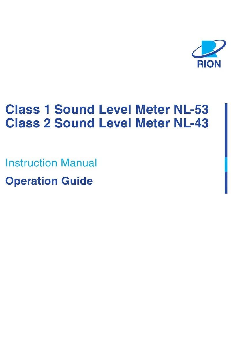 Rion NL-53 instruction manual